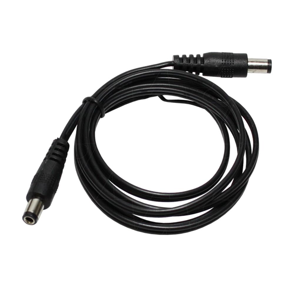 Adaptor 2.5mm ID DC plug straight Each End & 1Mtr Lead (9mm Barrel Short Shaft)