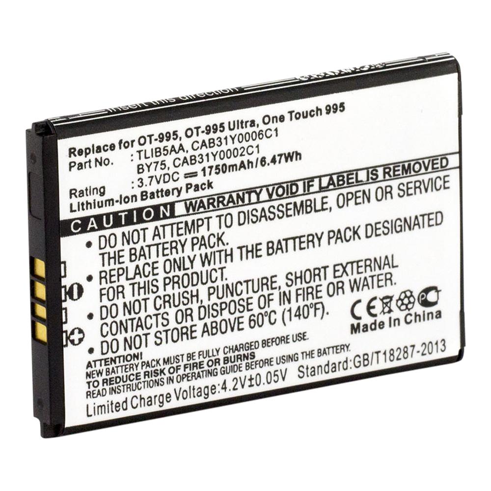 [PALC2615] ALCATEL One Touch 995 3.7V 1750mAh Li-ion