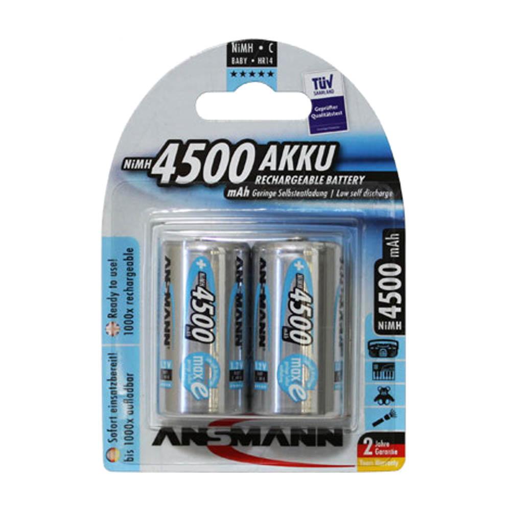 Ansmann C Size 1.2V 4.5Ah NiMH Raised Button LSD Type 2Pack