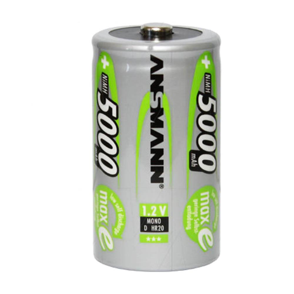 Ansmann D Size Bulk 1.2V 5Ah NiMH D Raised Button LSD Type