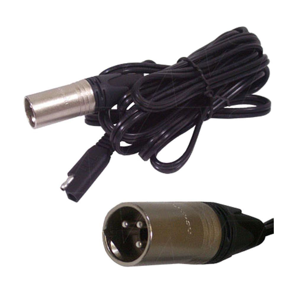 Battery Fighter Acc. Neutrik Plug NC3MX XLR female type connector lead