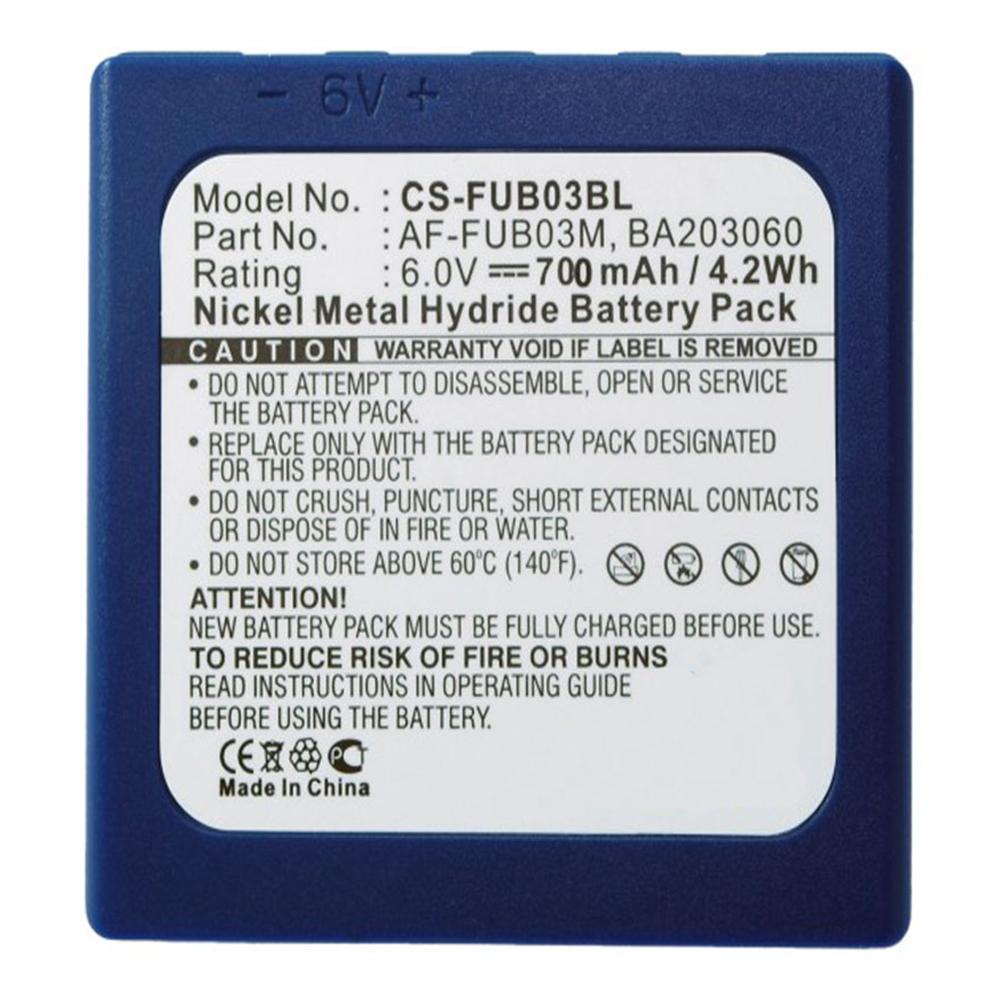 [SHBC8693] Battery for HBC FUB3A 6.0V 700mAh NiMH