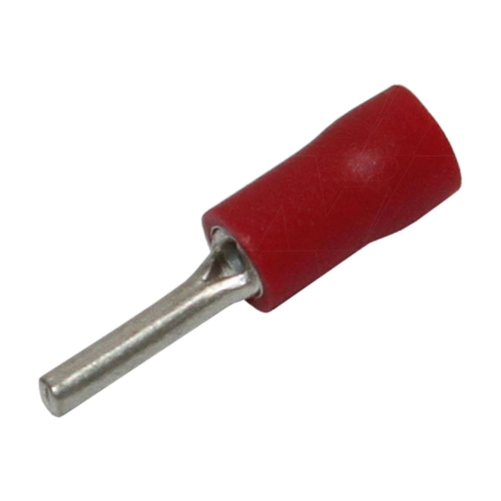 Bootlace Crimp Terminal Pin - 0.5mm2-1.0mm2 ID Wire 2.36mm2 OD - 600V