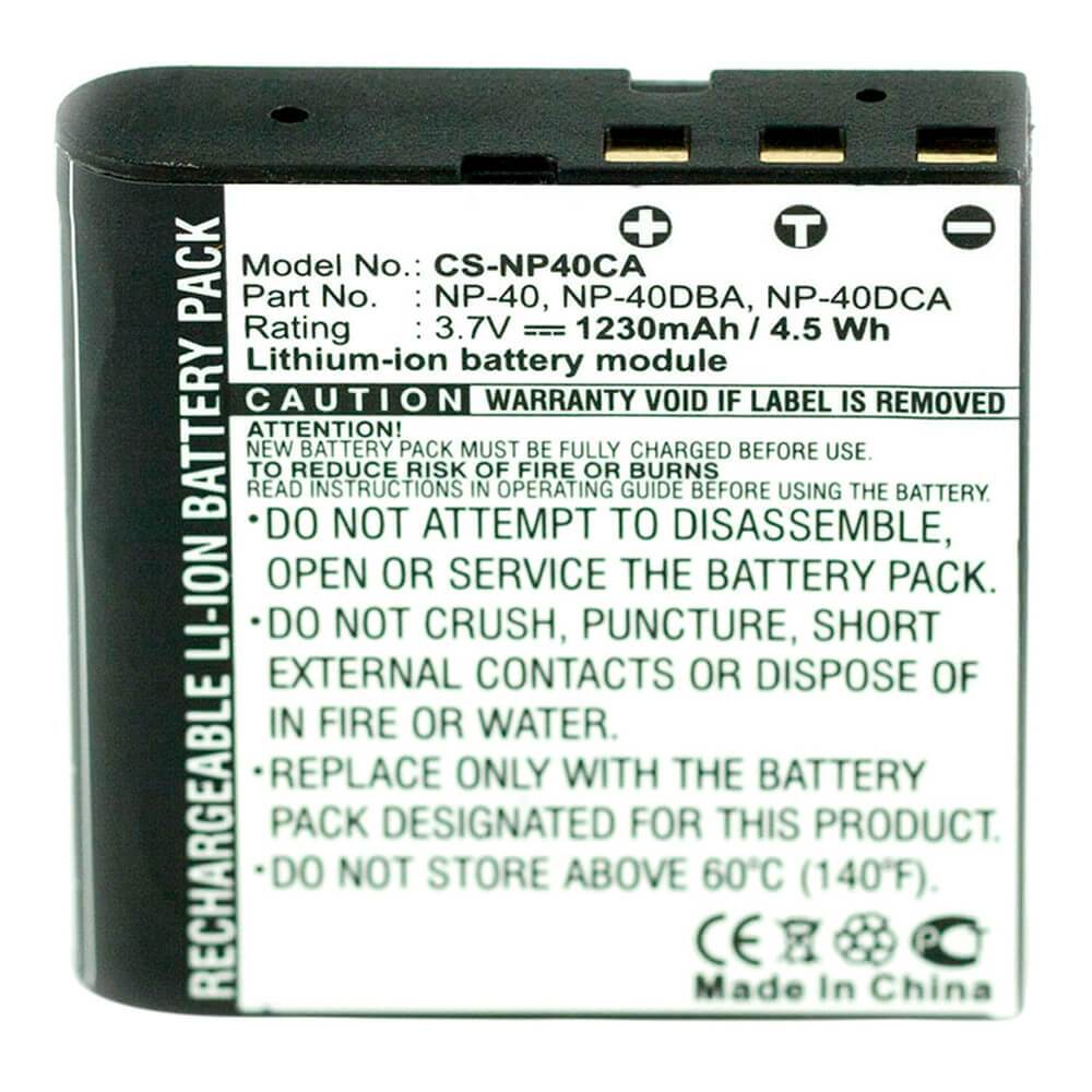 [CCAS4183] Casio NP-40 3.7V 950mAh Li-ion