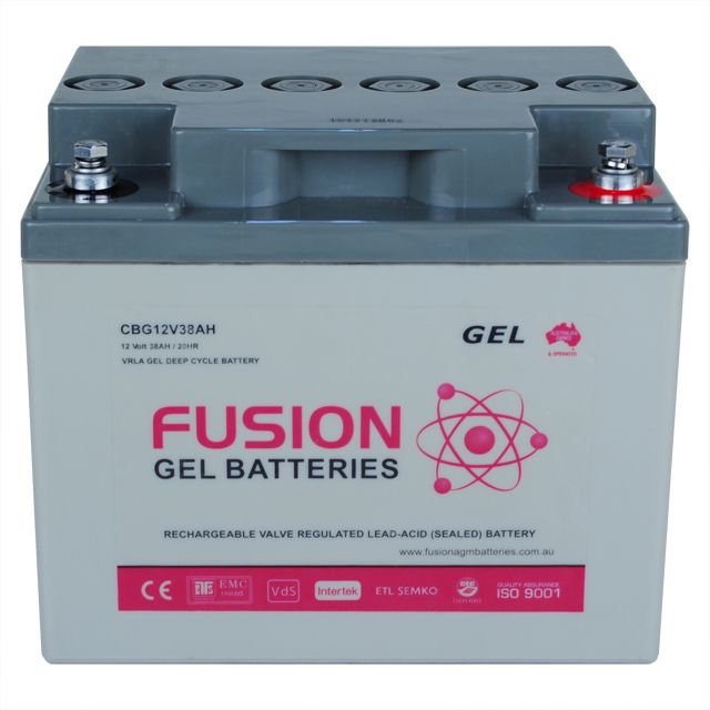 Fusion 12V 38Ah CBG12V40AH Gel VRLA Battery
