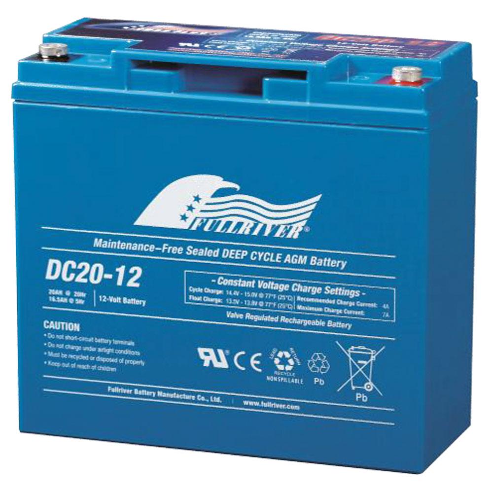 Fullriver 12V 20Ah Deep Cycle AGM Battery