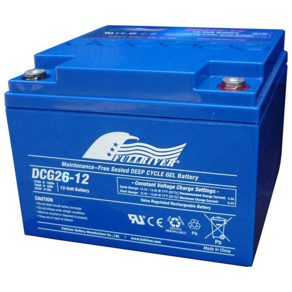 Fullriver 12V 26Ah Deep Cycle Gel Battery