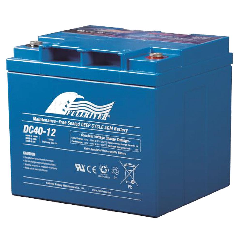 Fullriver 12V 40Ah Deep Cycle AGM Battery