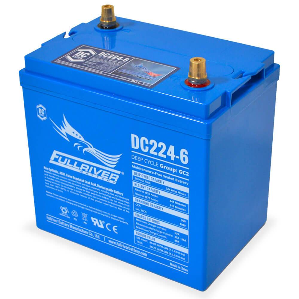 Fullriver 6V 224Ah Deep Cycle AGM Battery