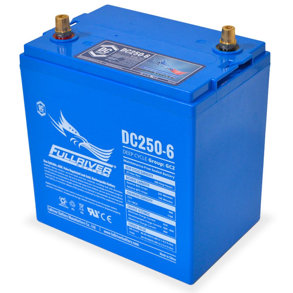 Fullriver 6V 250Ah Deep Cycle AGM Battery