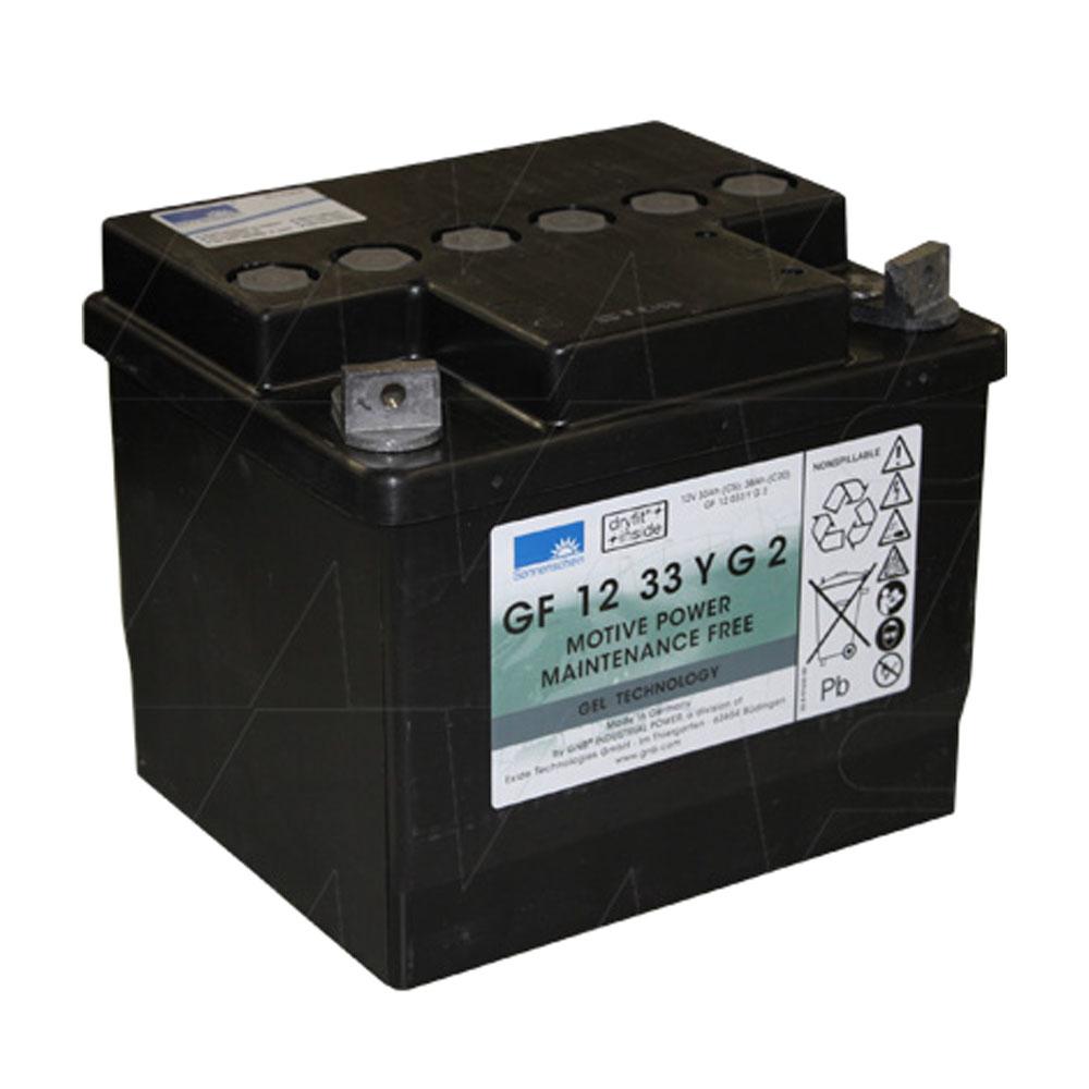 GF12033YG2 12V 38Ah Sonnenschein Gel type Dedicated Cyclic SLA Battery