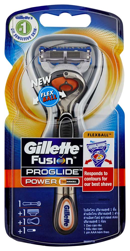Gillette Fusion ProGlide FlexBall Power Razor (1 UP) Box of 4 (Razors, Blades, Shaving Foams/Gels) | CLEARENCE ITEM