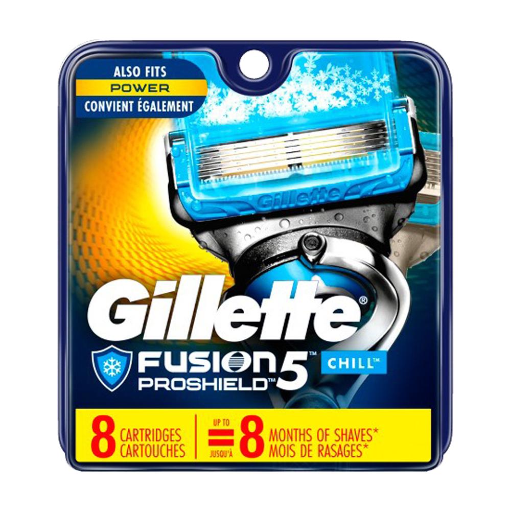 Gillette Fusion Proshield Chill Cart 8ct (Razors, Blades, Shaving Foams/Gels) | CLEARENCE ITEM
