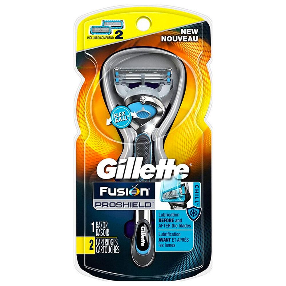 Gillette Fusion Proshield Chill Razor Box of 4 (Razors, Blades, Shaving Foams/Gels) | CLEARENCE ITEM