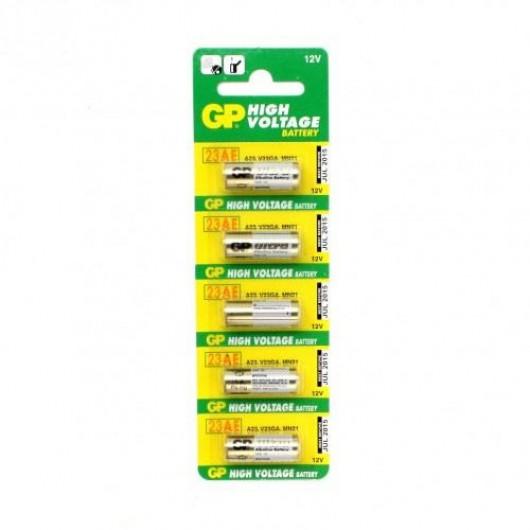 GP23A 12V Alkaline Battery (GP23A - V23GA - LR23A - MN21B) Pk5