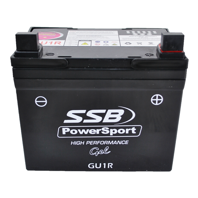 GU1R High Performance Gel Motorcycle Battery