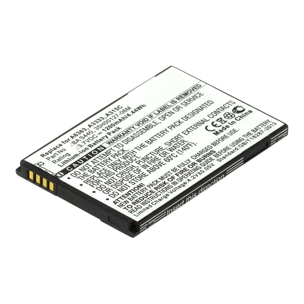 [PHTC2141] HTC Incredible; Wildfire 3.7V 1200mAh Li-ion