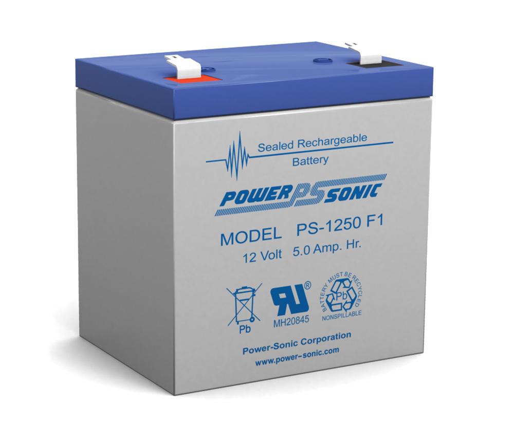Power-Sonic PS 12 volt 5 ah F1