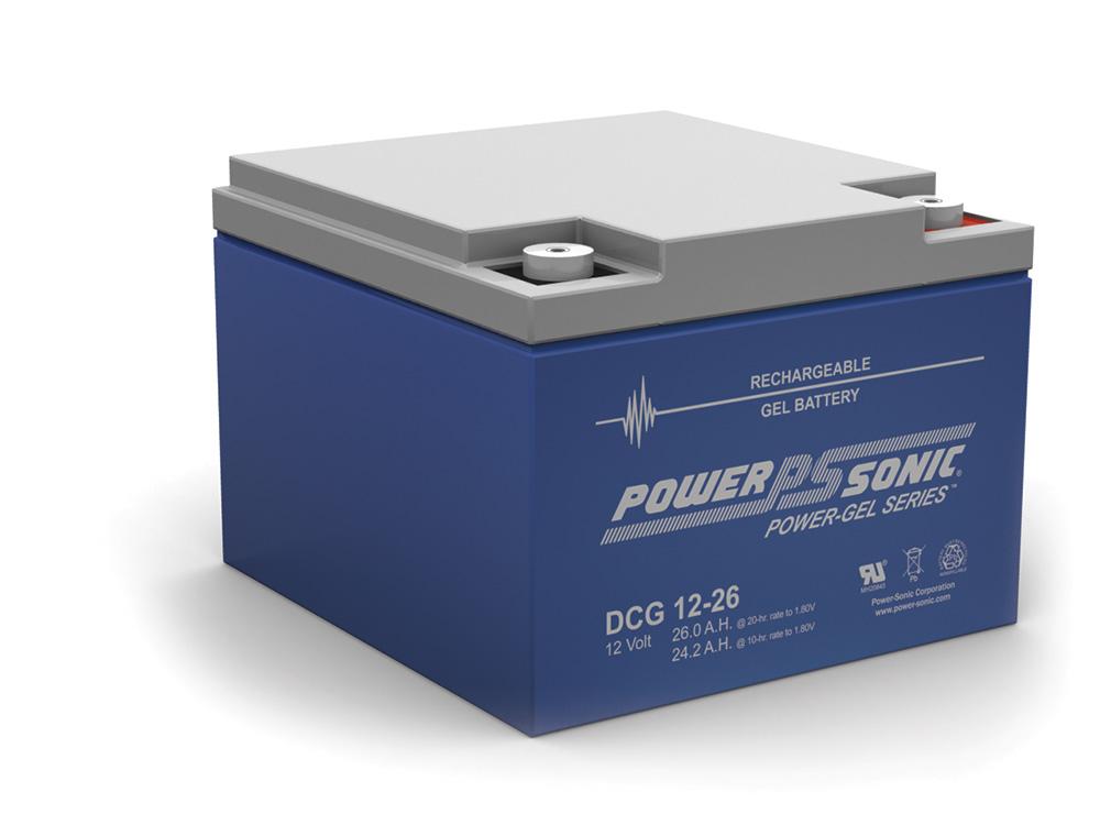 Powersonic DCG12 volt 26 ah Gel Term U