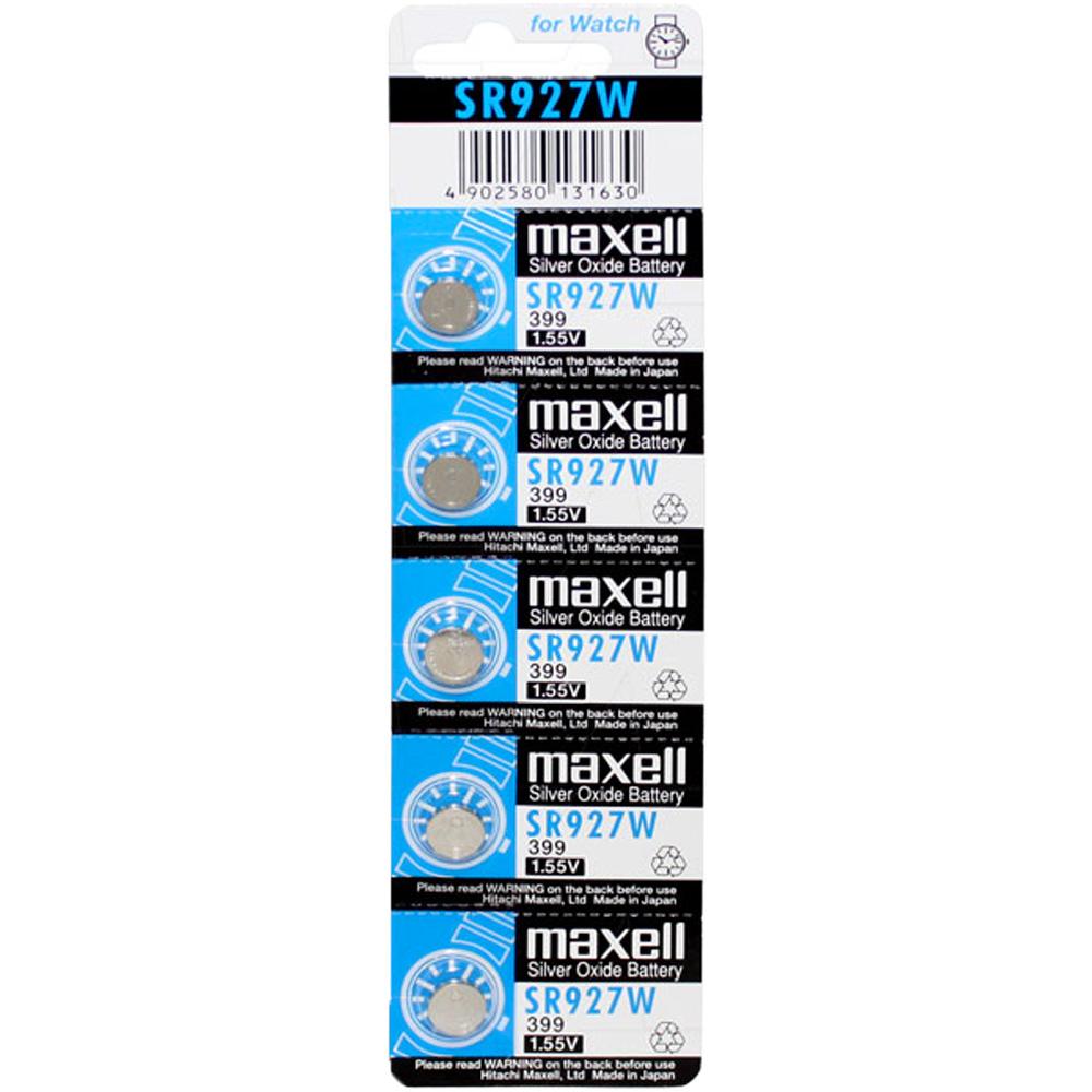 Maxell 1.55V 60mAh Silver Oxide Watch Battery (V399)