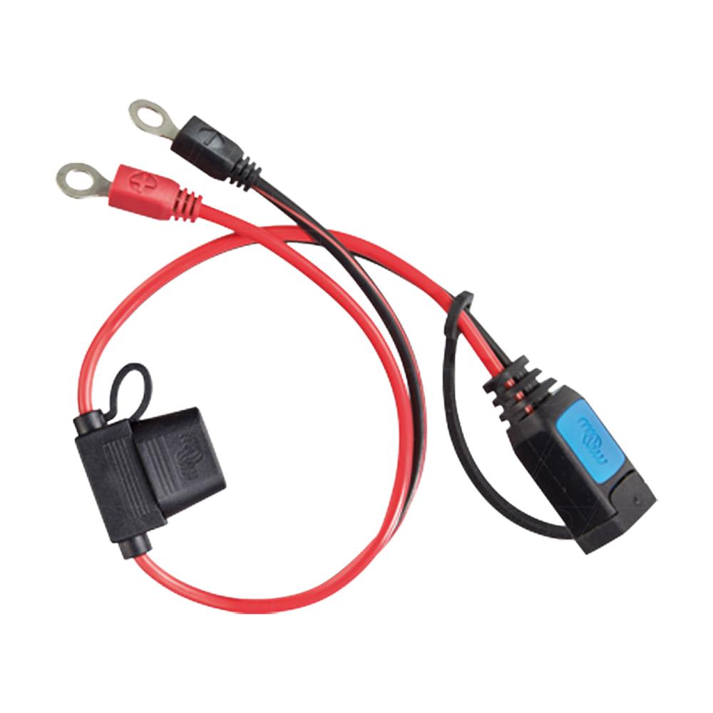 Lead to eyelet connector with 30A auto blade fuse