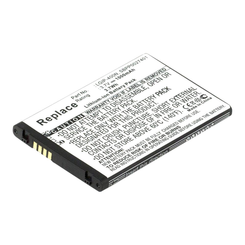 [PLGE3063] LG GW820; GW825; GW880 3.7V 1000mAh Li-ion