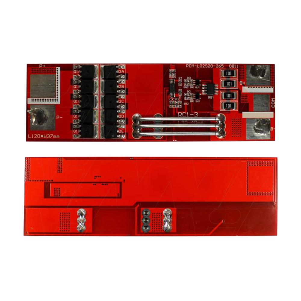 Protection Circuit Module for 6.4V LiFePO4 Battery Packs 20A Max Discharge