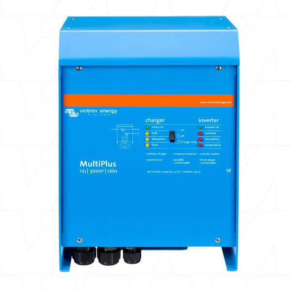 MultiPlus Inverter & SLA/LiFePO4 Charger 12V 3000VA 120A - 16A TRANSFER SWITCH PMP122300001