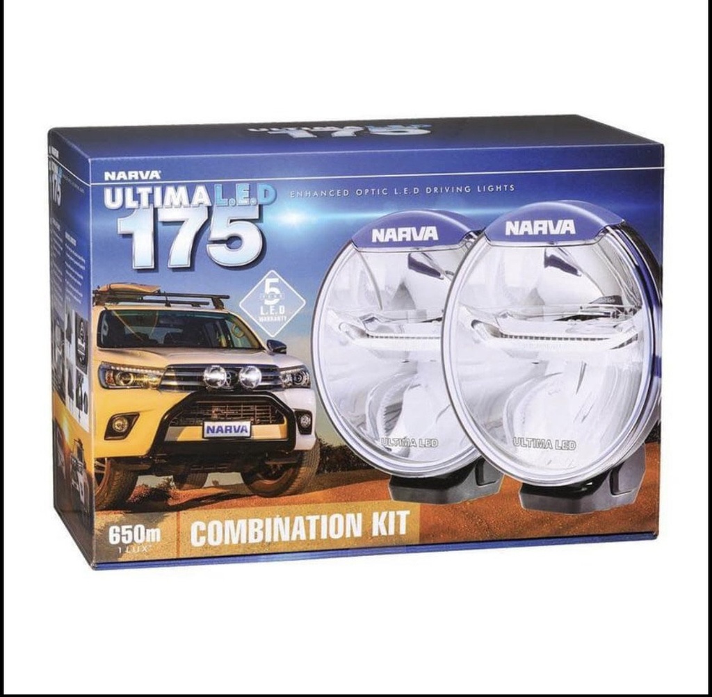 Narva Ultima 175mm LED Combination Driving Light Kit 71665