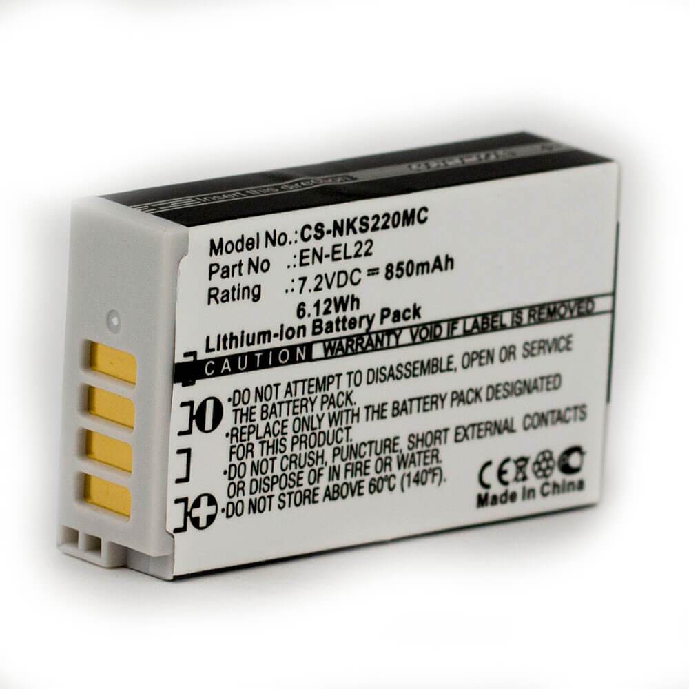 [CNIK4060] NIKON EN-EL22 7.2V 850mAh Li-ion