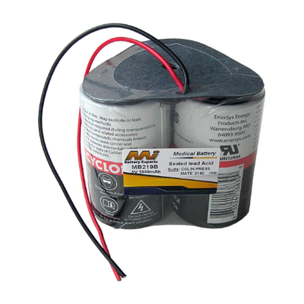 Medical battery suit. for Colin Medical Instruments 2140 Press mate
