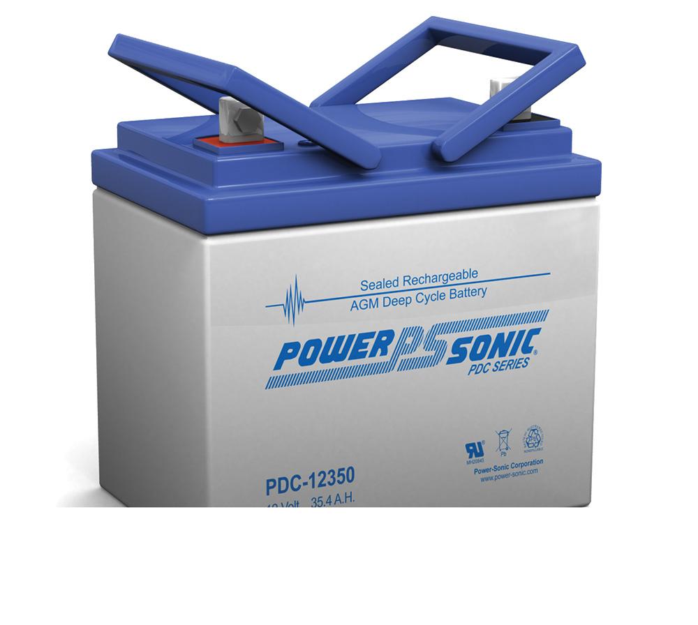 Power-Sonic 12v35.4 ah C20 Cyclic AGM