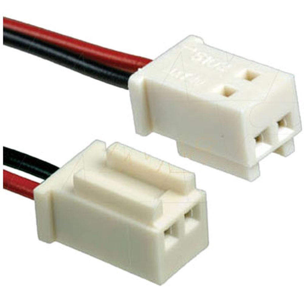 Molex Type 22-01-1024 (formerly 5102-2), Leads RED=65mm BLACK=80mm STRIP & TIN.