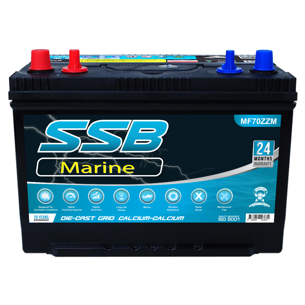 MF70ZZM High Performance Maintenance Free Marine Battery