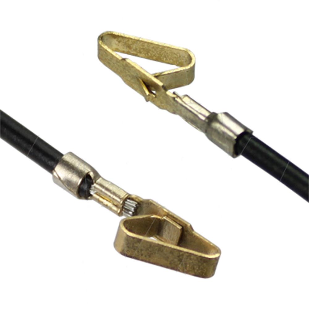 Molex 08-50-0108 (M2578) PIN & Black Lead 300mm Blunt Cut