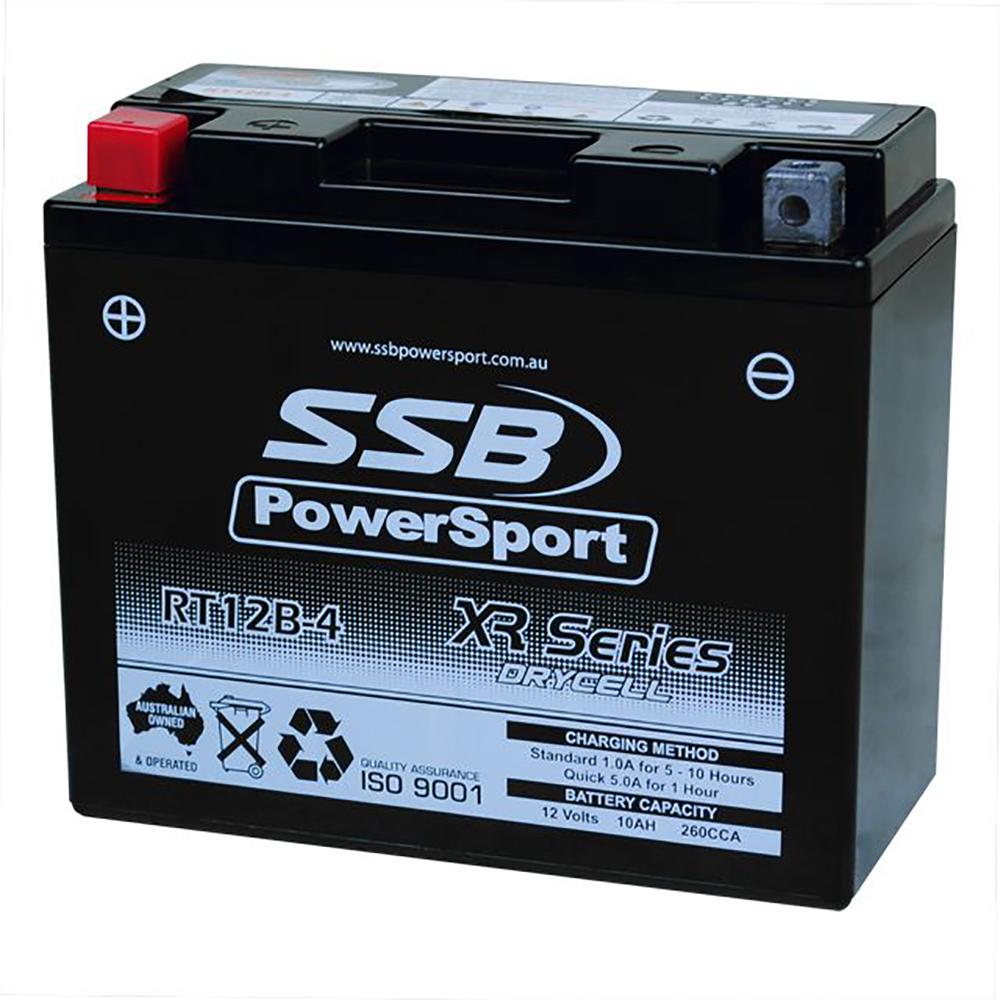 RT12B-4 High Peformance AGM Motorcycle Battery