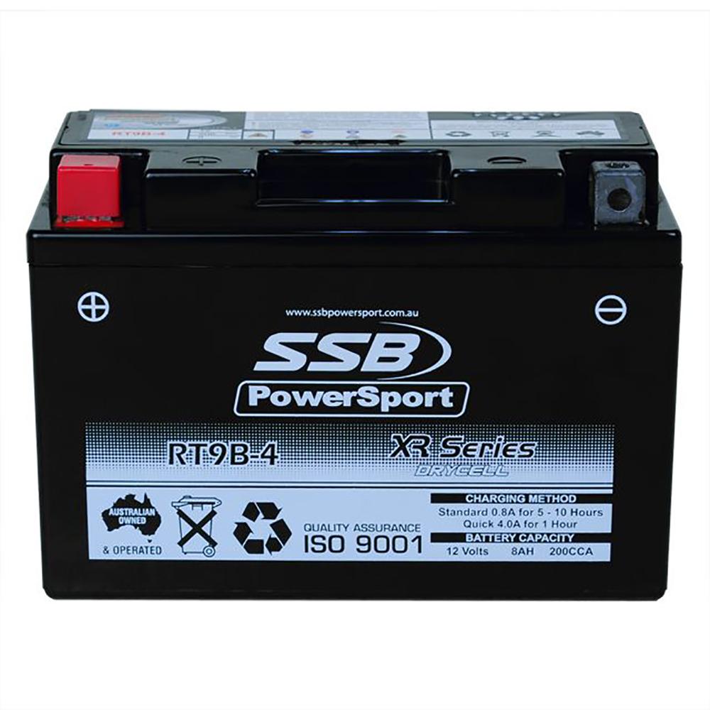 RT9B-4 High Peformance AGM Motorcycle Battery