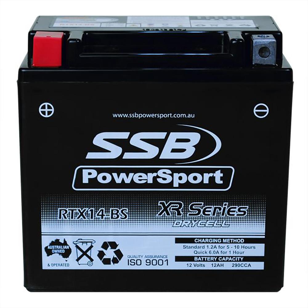 RTX14-BS High Peformance AGM Motorcycle Battery