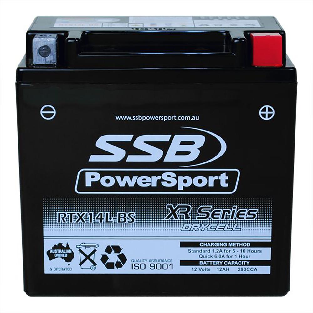 RTX14L-BS High Peformance AGM Motorcycle Battery