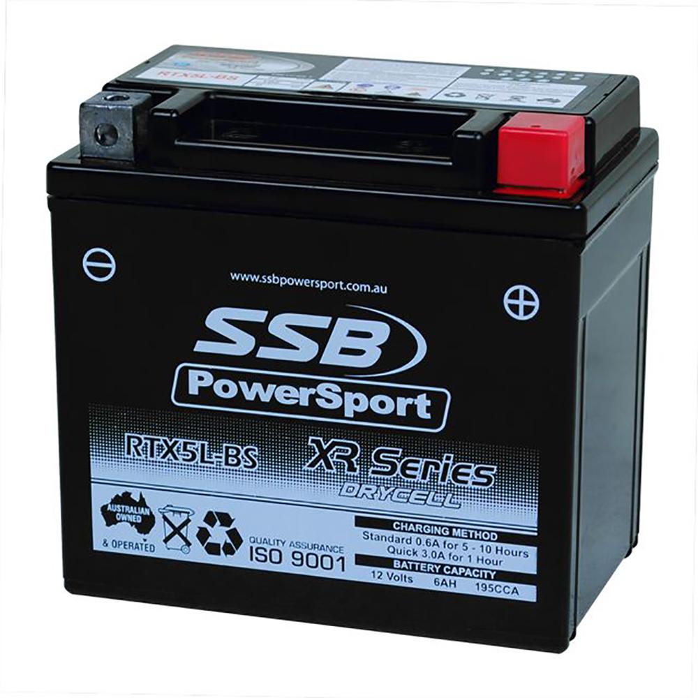 RTX5L-BS High Peformance AGM Motorcycle Battery