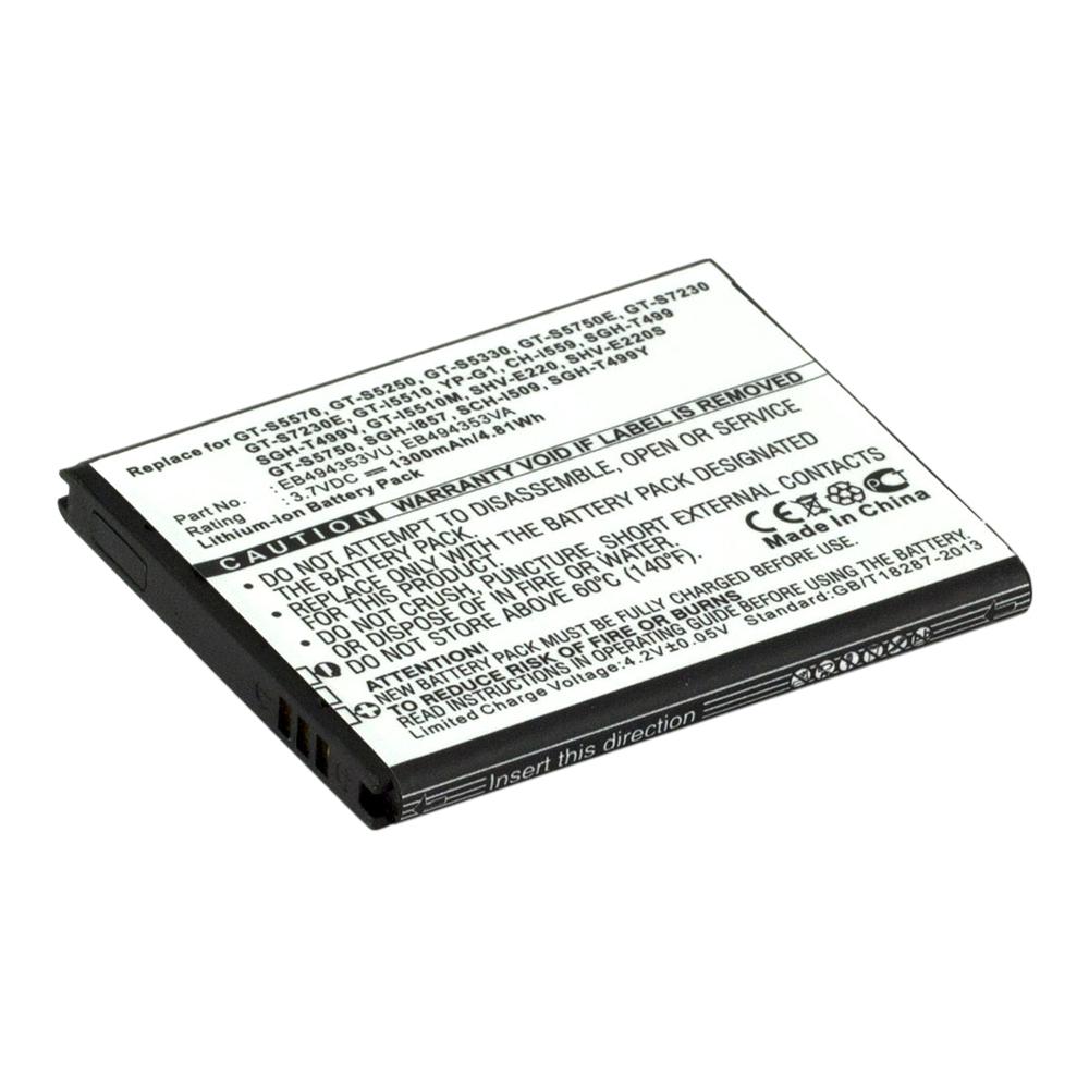 [PSAM2783] SAMSUNG EB494353VU; EB494353VA 3.7V 1300mAh Li-ion