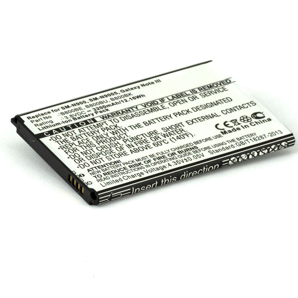 [PSAM3001] SAMSUNG Galaxy Note 3 With QI-NFC 3.7V 3200mAh Li-ion