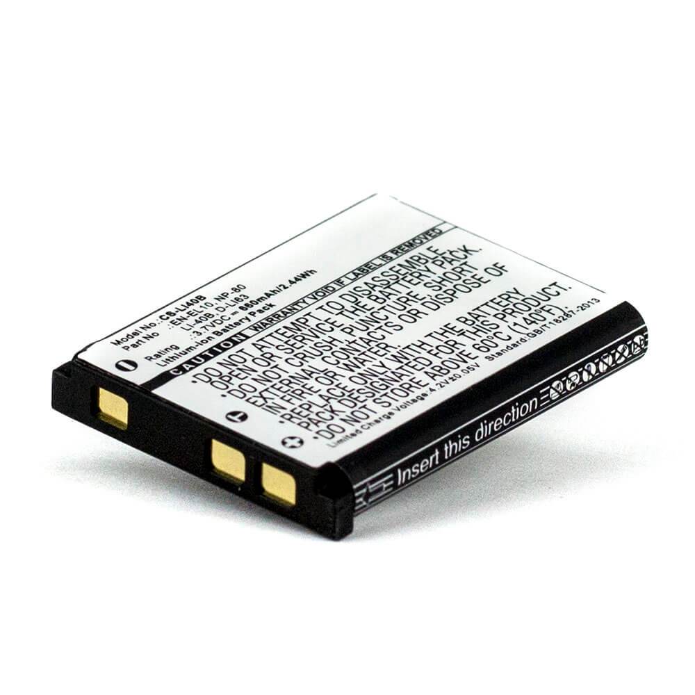 OLYMPUS LI-40B; LI-42B 3.7V 660mAh Li-ion - 4 - 6 Weeks Delivery
