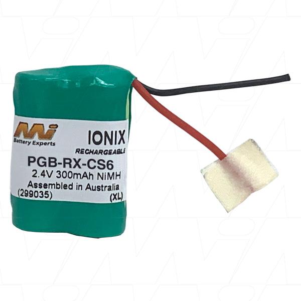 Pager Battery suitable for LRS Nickel Metal Hydride (NiMH) 2.4V 300mAh PGB-RX-CS6