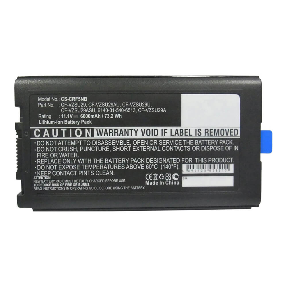 PANASONIC CF29 Toughbook 11.1V 6600mAh Li-ion