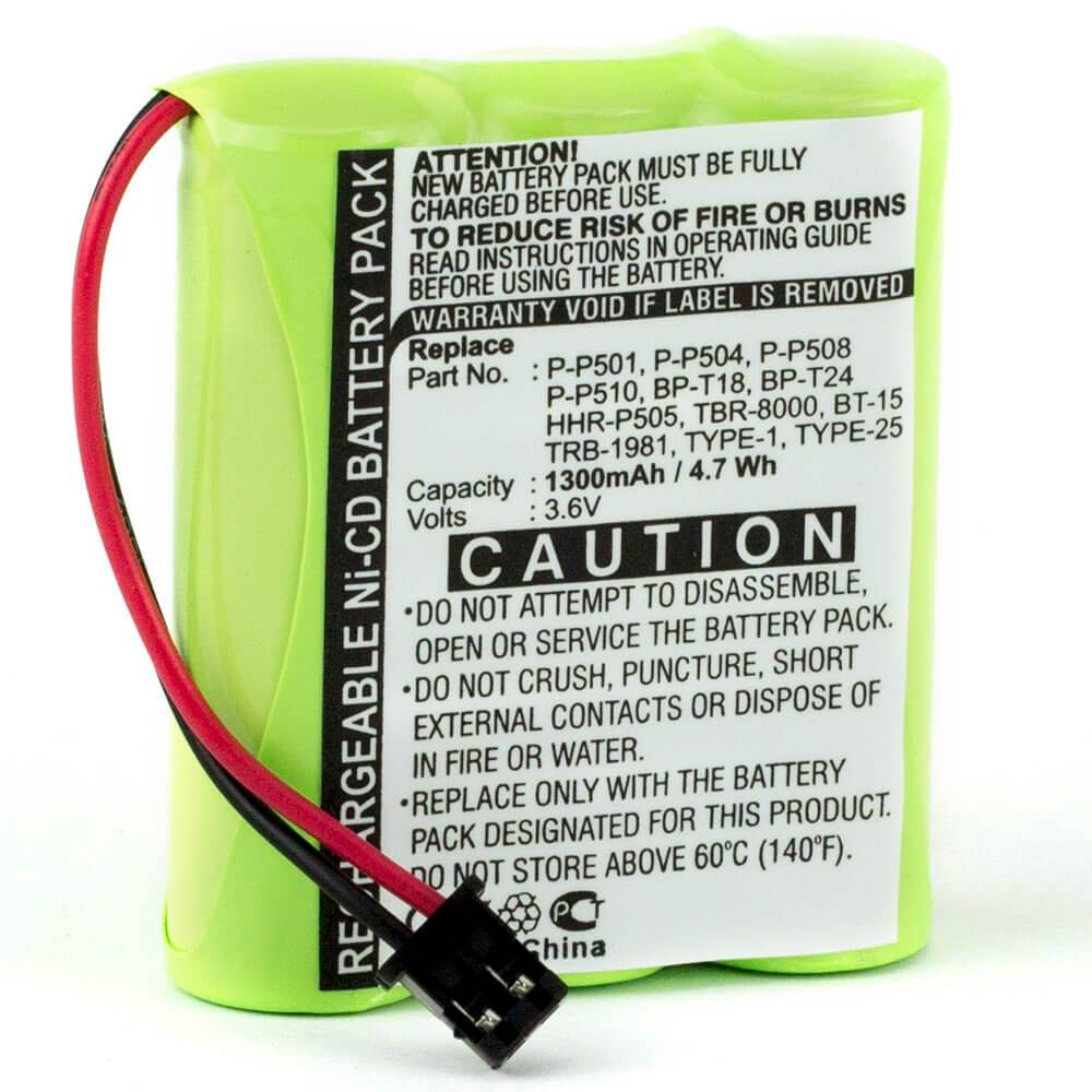 [GPAN4961] Panasonic P-P510 3.6V 1300mAh Ni-MH