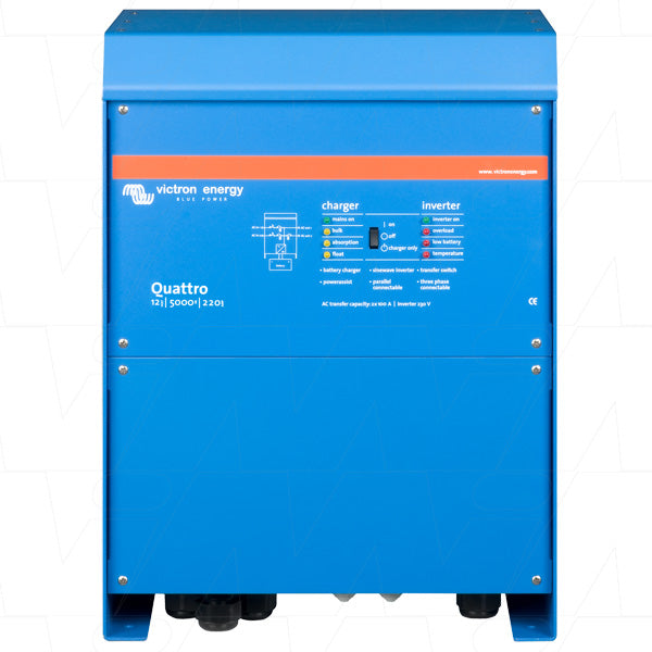 Quattro Inverter & SLA/LiFePO4 Charger 12V 5000VA 220A