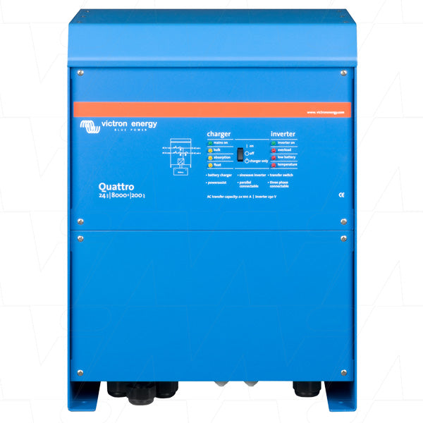 Quattro Inverter & SLA/LiFePO4 Charger 24V 8000VA 200A