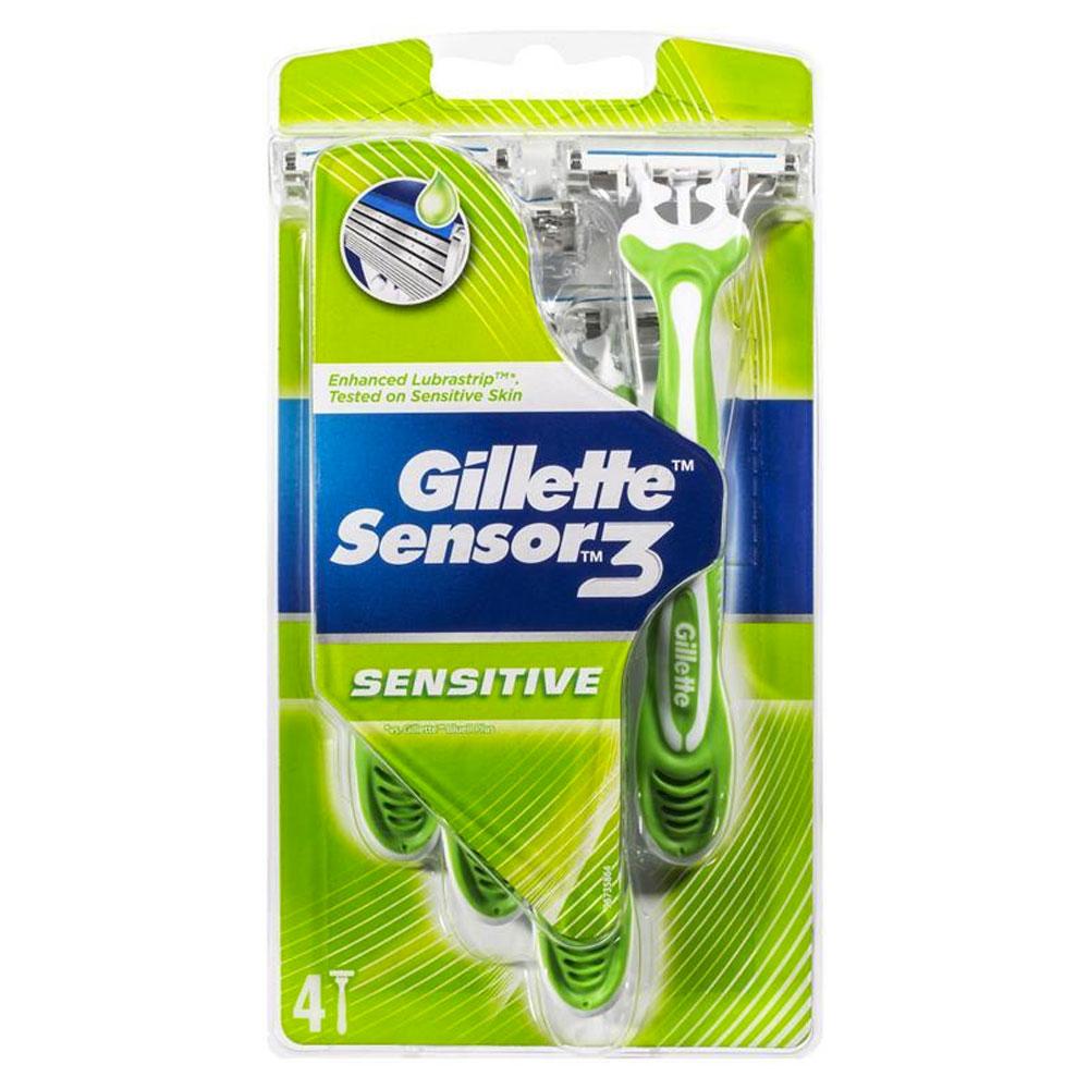 Sensor3 Sensitive Disposable Male 4 Box Of 6 (Razors, Blades, Shaving Foams/Gels) | CLEARENCE ITEM