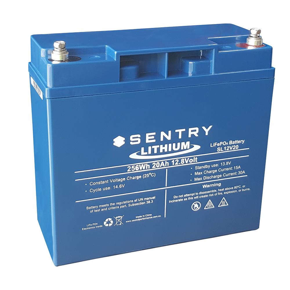 Sentry Lithium 12V 20AH Battery